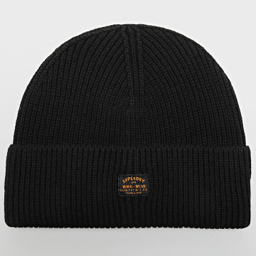 Bonnet Superdry Cable Luxe Taille Unique - Noir