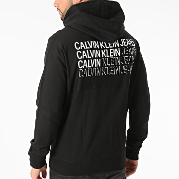  Calvin Klein - Sweat Capuche Repeat Shadow 9367 Noir