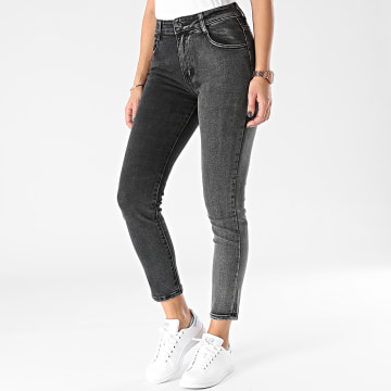  Girls Outfit - Jean Mom Femme B1198 Gris Anthracite