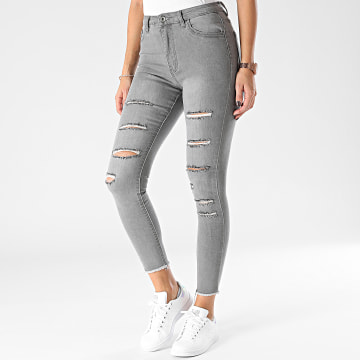  Girls Outfit - Jean Skinny Femme 1541 Gris