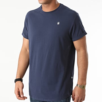  G-Star - Tee Shirt Oversize Compact Jersey D16396-B353 Bleu Marine