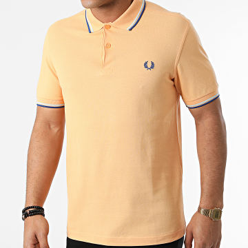  Fred Perry - Polo Manches Courtes Twin Tipped M3600 Orange