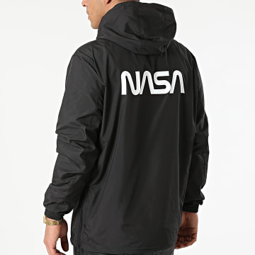  NASA - Coupe-Vent Worm Logo Back Noir