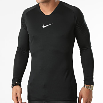  Nike - Tee Shirt Manches Longues Col V Dri-FIT Noir