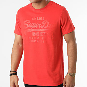  Superdry - Tee Shirt Vintage Logo Tonal M1011216A Orange