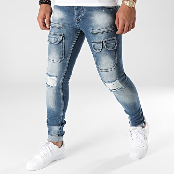 Uniplay - Jeans skinny in denim blu 620