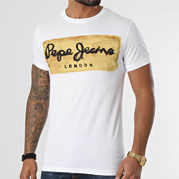  Pepe Jeans - Tee Shirt Charing Blanc