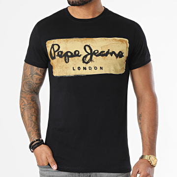 Pepe Jeans - Charing Camiseta Negra