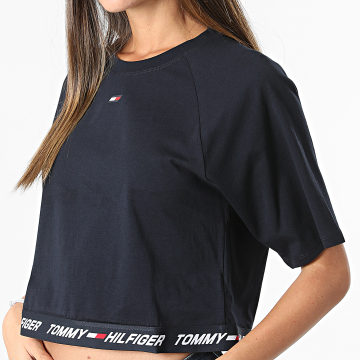 Tommy Hilfiger - Tee Shirt Femme Relaxed 1022 Bleu Marine