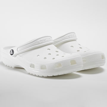  Crocs - Claquettes Classic Clog Blanc