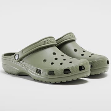  Crocs - Claquettes Classic Clog Vert Kaki