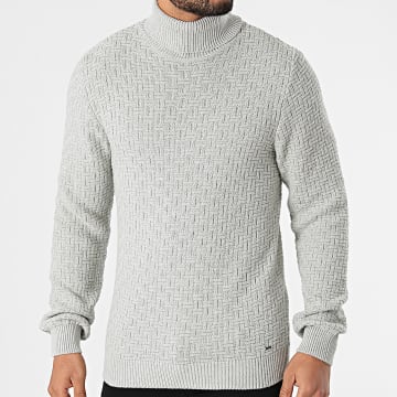  Only And Sons - Pull Col Roulé Kay Life Gris