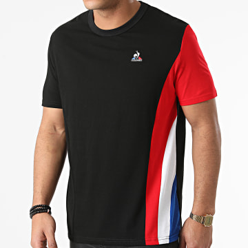  Le Coq Sportif - Tee Shirt Tricolore N1 2210379 Noir