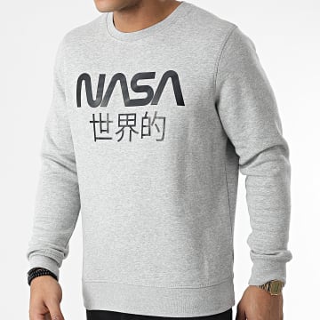  NASA - Sweat Crewneck Japan Gris Chiné