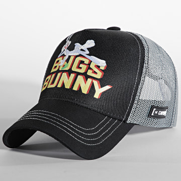  Capslab - Casquette Trucker Bugs Bunny Gris Noir