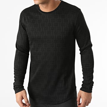 Frilivin - Tee Shirt Manches Longues Oversize 15637 Noir