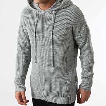  Ikao - Pull Capuche T3809 Gris