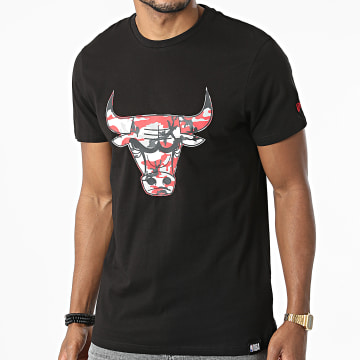 New Era - Tee Shirt Chicago Bulls Camouflage Logo 12869841 Noir