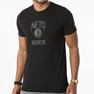  New Era - Tee Shirt Réfléchissant Brooklyn Nets 12869802 Noir