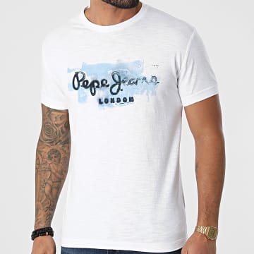 Pepe Jeans Flag - T-shirt - Uni - Manches Courtes - Homme