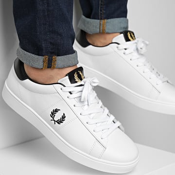  Fred Perry - Baskets Spencer Leather B2326 White Navy