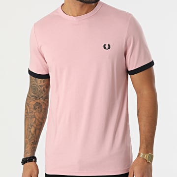  Fred Perry - Tee Shirt Ringer M3519 Rose