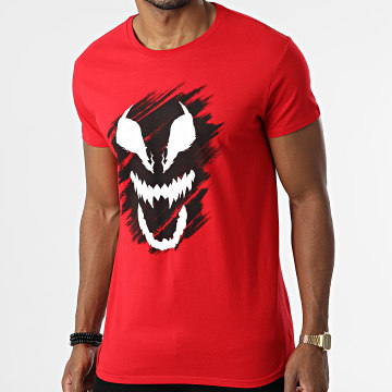  Spiderman - Tee Shirt Venom Face MEVENOXTS142 Rouge
