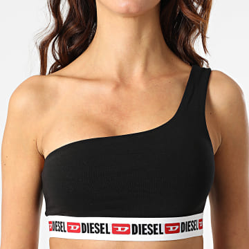 Diesel - Sujetador asimétrico para mujer Bakss A05485-0EAXL Negro