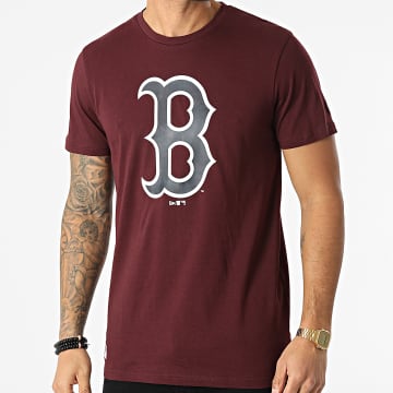  New Era - Tee Shirt Boston Red Sox 12869862 Bordeaux