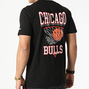  New Era - Tee Shirt NBA Baseball Hoop Graphic Chicago Bulls 12869850 Noir
