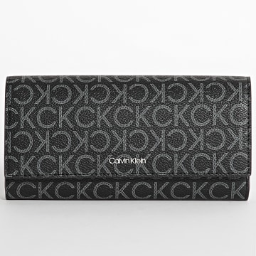  Calvin Klein - Portefeuille Femme CK Must Trifold 8760 Noir