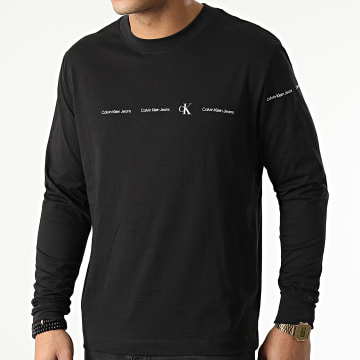  Calvin Klein - Tee Shirt A Manches Longues 9897 Noir