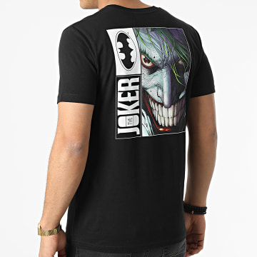 DC Comics - Tee Shirt Joker Chest And Back Noir