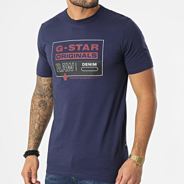  G-Star - Tee Shirt D20714-336 Bleu Marine