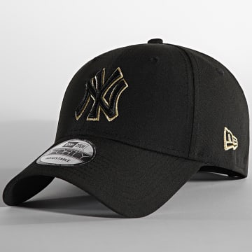  New Era - Casquette 9Forty Black And Gold New York Yankees Noir Doré