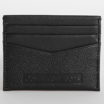  Calvin Klein - Porte-Cartes Logo Emboss 8209 Noir