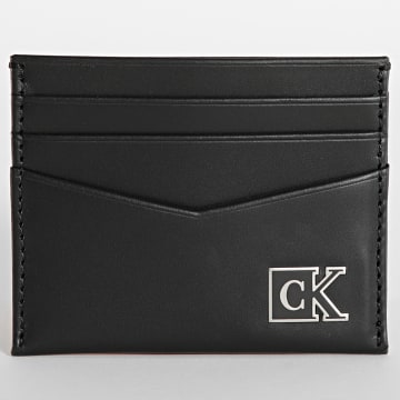  Calvin Klein - Porte-Cartes Plaque ID 8218 Noir