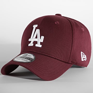  New Era - Casquette Fitted 39Thirty Colour Essential Los Angeles Dodgers Bordeaux