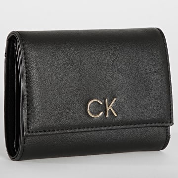  Calvin Klein - Portefeuille Femme Re-Lock 8994 Noir