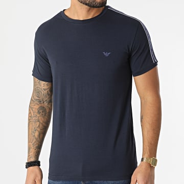  Emporio Armani - Tee Shirt A Bandes 111890-2R717 Bleu Marine