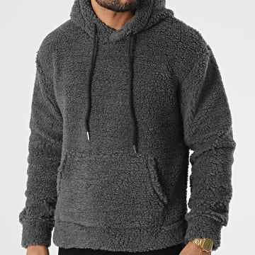  Uniplay - Sweat Capuche Polaire SH-36 Gris Anthracite