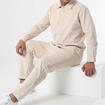 Classic Series - Set camicia e pantaloni 701000 Beige chiaro