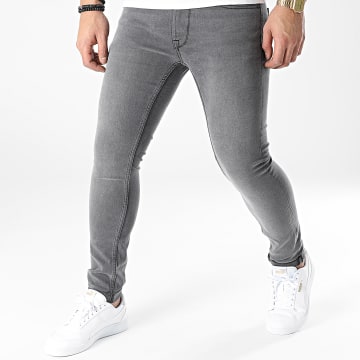  Only And Sons - Jean Skinny Warp Gris Anthracite
