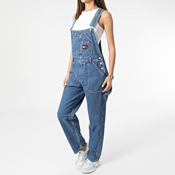 Tommy Jeans Salopette Femme Dungaree 1590 Bleu Denim LaBoutiqueOfficielle