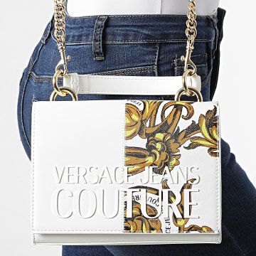  Versace Jeans Couture - Sac A Main Femme Rock Cut Blanc Renaissance