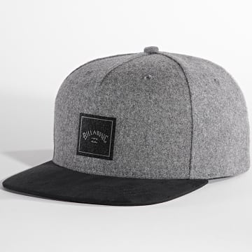  Billabong - Casquette Snapback Stacked Gris Anthracite Chiné