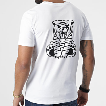 Sale Môme Paris - Camiseta Tigre Blanco Negro