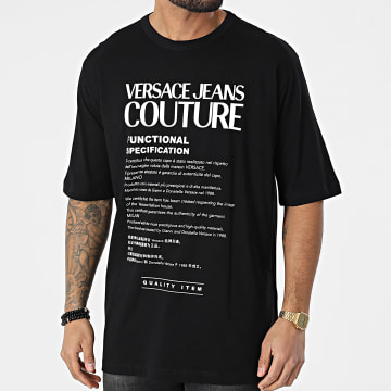  Versace Jeans Couture - Tee Shirt 14 Specs Neg 72GAHT21 Noir
