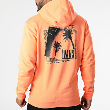  Vans - Sweat Capuche Palm Tree A7PYA Orange Saumon