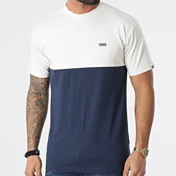 Vans - Camiseta A3CZ Colorblock azul marino beige